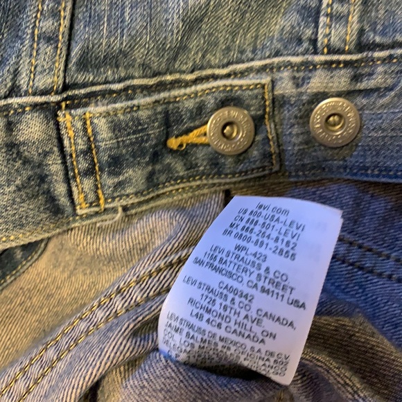 Levi’s Red Tab Blue Denim Vest - Women’s Size Small - Picture 8 of 9